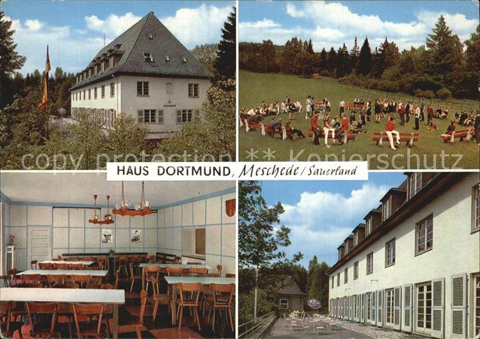 Ak Meschede Sauerland, Jugendherberge Haus Dortmund