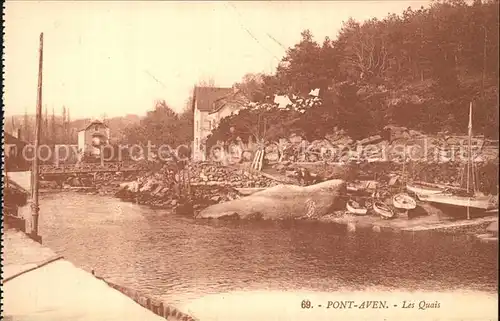 Pont Aven Les Quais Kat. Pont Aven