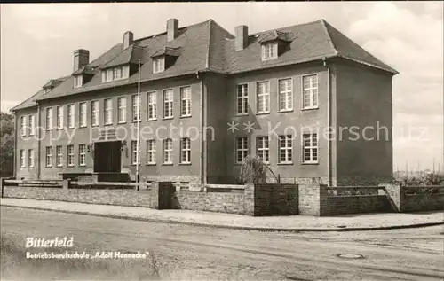 Bitterfeld Berufsschule Adolf Hennecke Kat. Bitterfeld