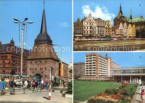 Rostock Mecklenburg Vorpommern Steintor Ernst Thaelmann Platz Interhotel Warnow Kat. Rostock