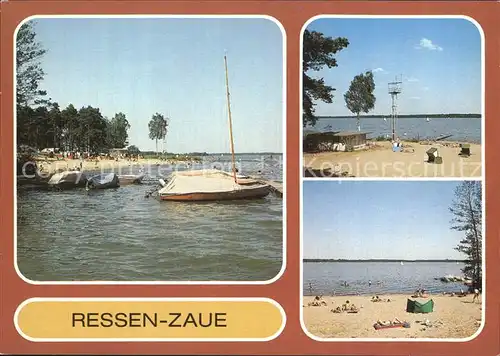 Ressen Zaue Am Schwielochsee Strandpartien Kat. Schwielochsee