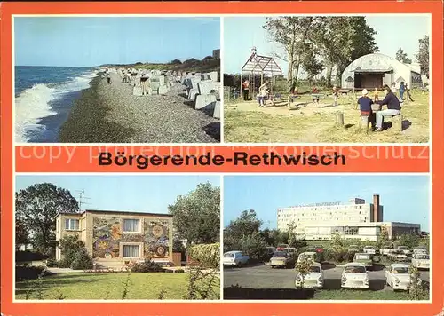 Boergerende Rethwisch Strand Kinderspielplatz Ferienheim VEB Potsdam FDGB Heim Waterkant Kat. Boergerende Rethwisch