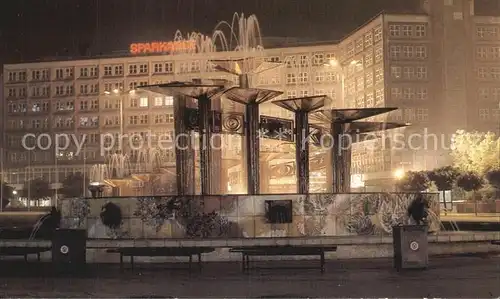 Berlin Alexanderplatz bei Nacht Kat. Berlin