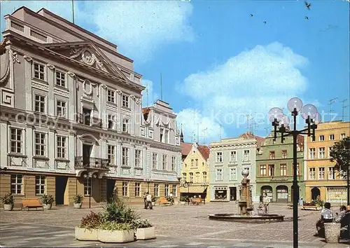 Guestrow Mecklenburg Vorpommern Markt Brunnen Kat. Guestrow