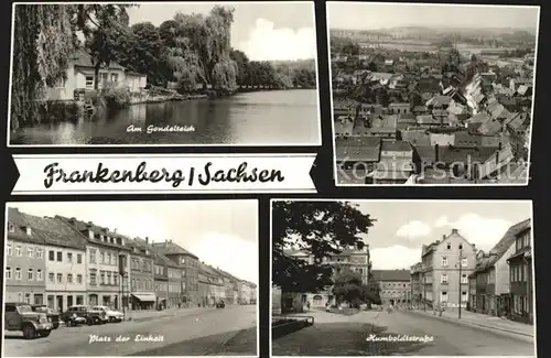 Frankenberg Sachsen Am Gondelteich Total Platz der Einheit Humboldtstrasse Kat. Frankenberg Sachsen