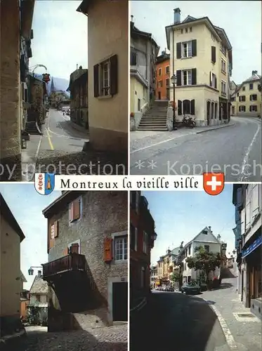 Montreux VD La vieille ville Kat. Montreux