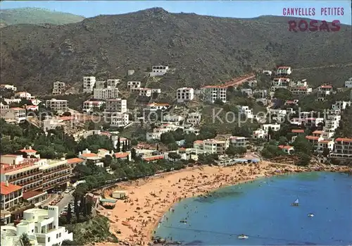 Rosas Costa Brava Cataluna Playa y zona residencial de Canyelles Petites Kat. Alt Emporda