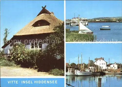 Vitte Blaue Scheune Hafenmotive Kat. Insel Hiddensee