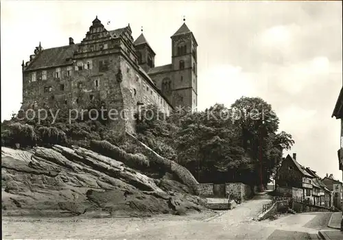 Quedlinburg Schloss Schlossberg Kat. Quedlinburg