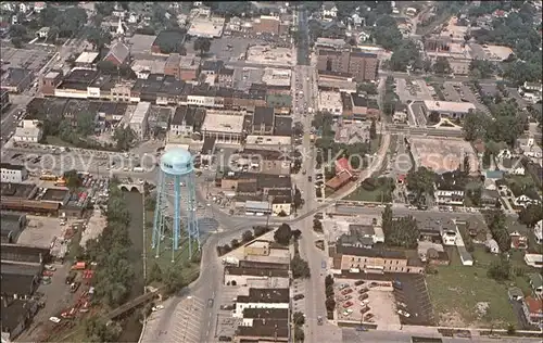 Wisconsin Aerial view of the city of Beaver Dam Kat. United States