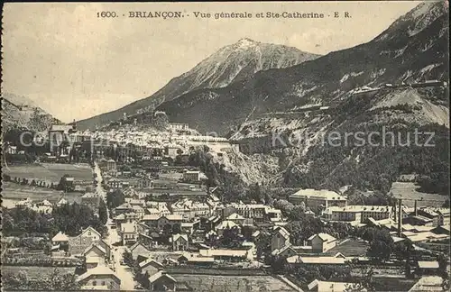 Briancon Vue generale et Sainte Catherine Montagnes Kat. Briancon