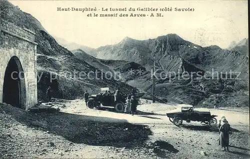 Col du Galibier Tunnel et le massif des Arves Alpes