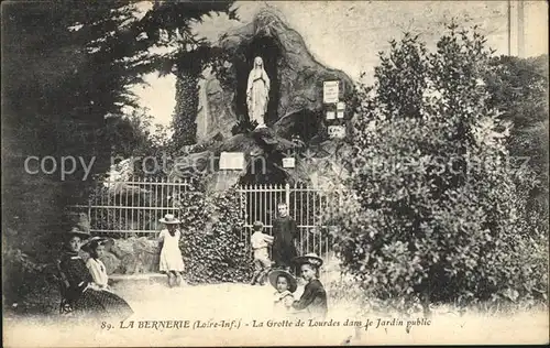 La Bernerie en Retz Grotte de Lourdes dans le Jardin public Kat. La Bernerie en Retz