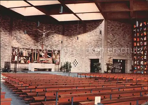 Gunzenhausen Altmuehlsee Pfarrkirche innen Kat. Gunzenhausen