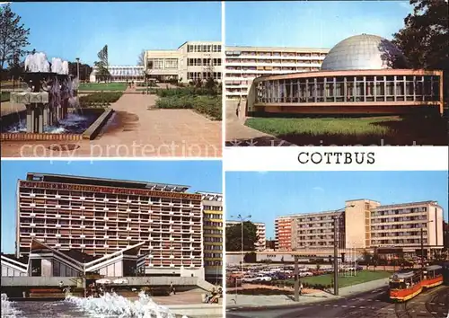 Cottbus Bildungszentrum Planetarium Hotel Lausitz Kat. Cottbus