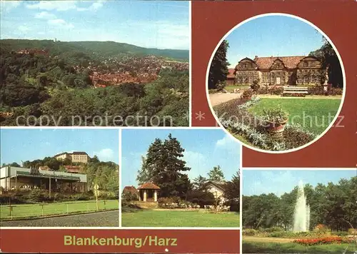 Blankenburg Harz  Kat. Blankenburg