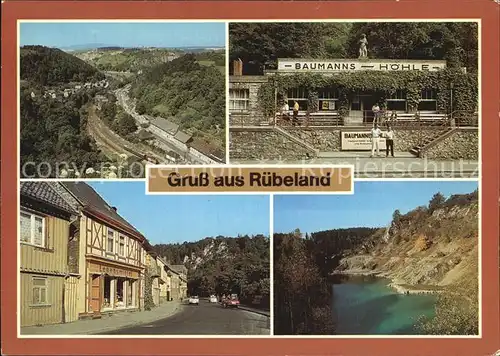 Ruebeland Harz Baumannshoehle Blauer See