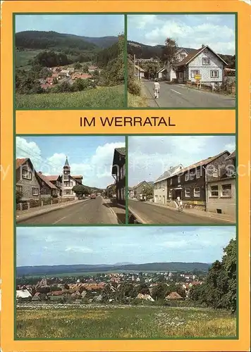 Thueringen Region im Werratal Kat. Erfurt