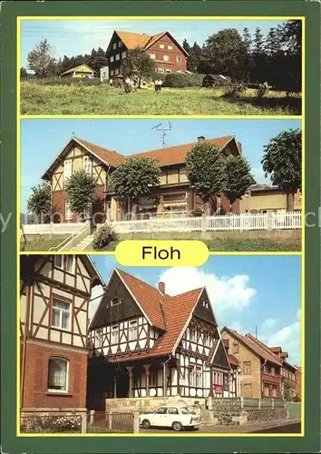 Floh Seligenthal Restaurant Ebertswiese Gasthaus Feldschloesschen Kat. Floh Seligenthal