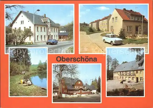 Oberschoena Mittelsachsen Restaurant Zur Wiederkehr Ferienheim Oelmuehle  Kat. Oberschoena