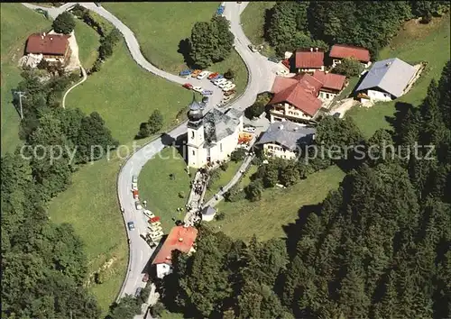 Berchtesgaden Fliegeraufnahme Wallfahrtskirche Maria Gern Kat. Berchtesgaden