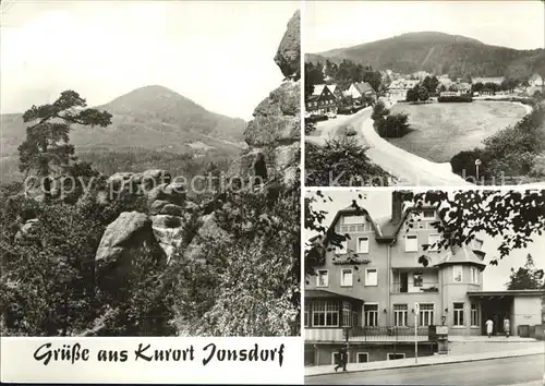 Jonsdorf Lausche Buchberg Kurhaus Kat. Kurort Jonsdorf