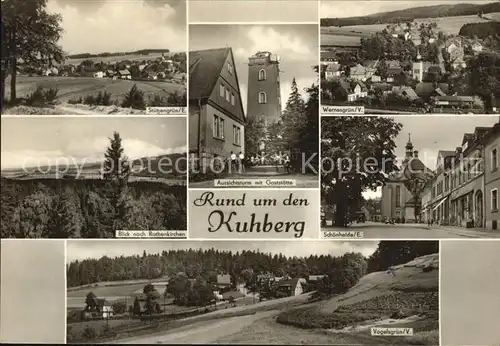 Kuhberg Netzschkau Wernesgruen Schoenheide Vogelsgruen  Kat. Netzschkau