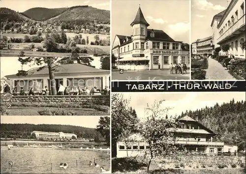 Tabarz Schweizerhaus Kurhotel Deutscher Hof Kat. Tabarz Thueringer Wald