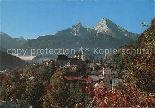 Berchtesgaden mit Watzmann Kat. Berchtesgaden