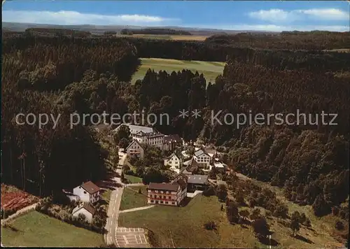 Marienthal Westerwald Fliegeraufnahme Restaurant Pension Zur Post Kat. Seelbach bei Hamm (Sieg)