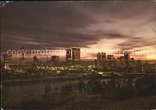 Calgary Bow River and Skyline Kat. Calgary