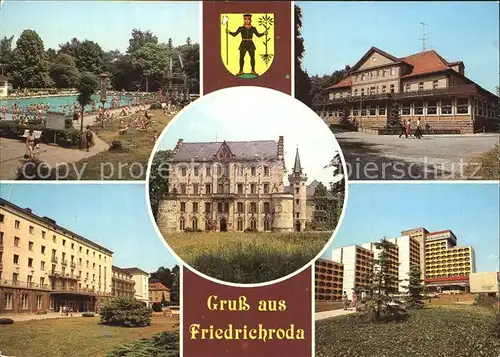 Friedrichsroda Schloss Reichhardsbrunn Parkhotel Ferienheime Kat. Friedrichsroda