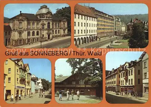 Sonneberg Thueringen Spielzeugmuseum Blockhuette Kat. Sonneberg