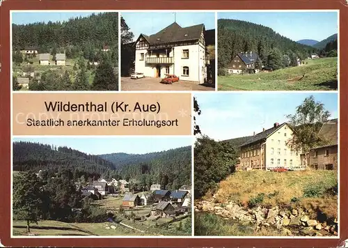 Wildenthal Eibenstock Erholungsheim Wildenthal