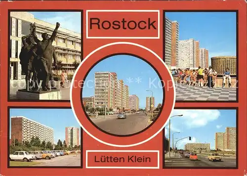 Luetten Klein Neubaubloecke Hochhaeuser Kat. Rostock