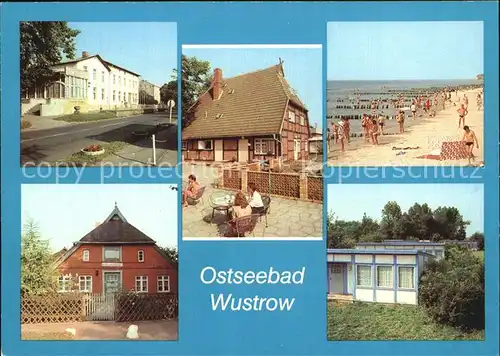 Wustrow Ostseebad Strand Cafe Sonnenhof Ferienheim Helgoland Kat. Ostseebad Wustrow