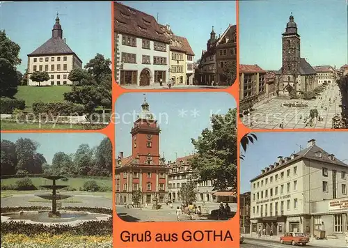 Gotha Thueringen Schloss Friedenstein Waidhaus Orangerie Kat. Gotha