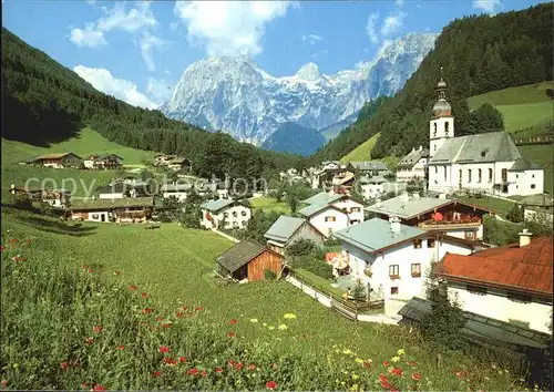 Ramsau Berchtesgaden mit Reiteralpe Kat. Ramsau b.Berchtesgaden