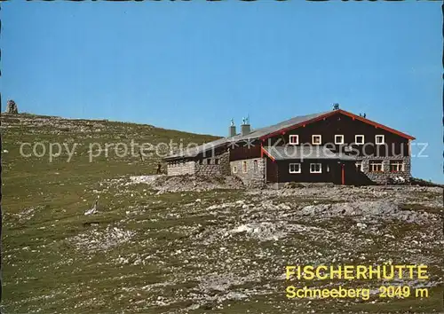 Fischerhuette Schneeberg Puchberg Fischerhuette  Kat. 