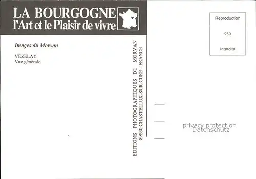 Bourgogne La Images du Morvan  Kat. 