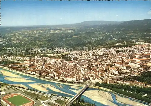 Coimbra Fliegeraufnahme mit Bruecke Kat. Coimbra