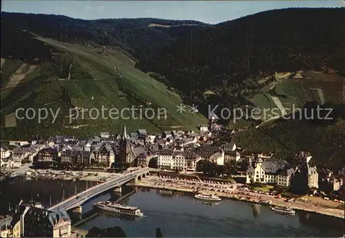 Bernkastel Kues Moselpartie mit Bruecke Kat. Bernkastel Kues