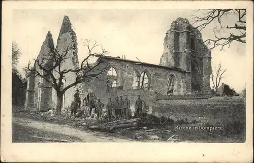 Dompierre-Becquincourt Ruine Kirche WK1 * / Dompierre-Becquincourt /Arrond. de Peronne