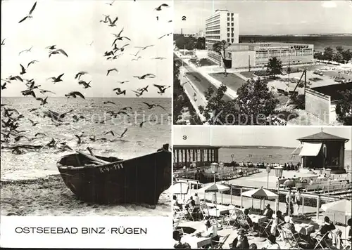 Binz Ruegen Strand Erholungsheim Arkona und Ruegen Konzertpavillon Kurhaus Kat. Binz