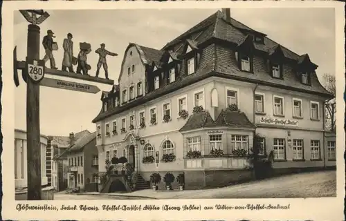 Goessweinstein Scheffel-Gasthof Distler * / Goessweinstein /Forchheim LKR