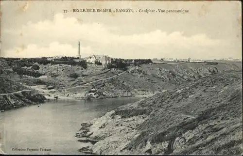 Belle-Ile-en-Mer Bangor Gaulphar * / Ile breton Atlantique /