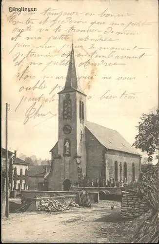 Guinglange Gaenglingen Kirche Saint-Pierre * / Guinglange /Arrond. de Boulay-Moselle