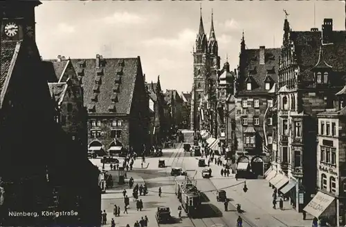 Nuernberg Koenigstrasse Strassenbahn / Nuernberg /Nuernberg Stadtkreis