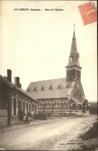 Saint-Christ-Briost Rue de l'Eglise / Saint-Christ-Briost /Arrond. de Peronne