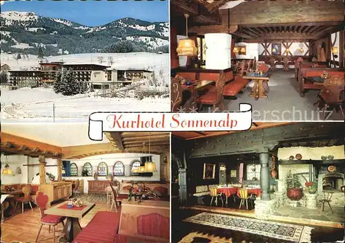 Sonthofen Oberallgaeu Kurhotel Sonnenalp Kat. Sonthofen